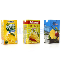 SINOPEK personnalisé durable 250ml 500ml 600ml liquide aseptique jus Gable Top Carton lait Pack papier boîte emballage