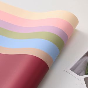Papier d'emballage floral mat imperméable, couleurs Morandi à faible saturation, matériaux d'emballage floraux tendance, lot de 20 feuilles, vente en gros - Product Image 6