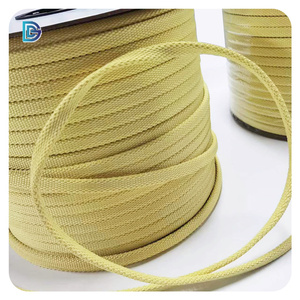Corde tressée en aramide ignifuge personnalisable de 10mm 6mm 12mm Spécifications pour la traction de mine de charbon fabriquée en <span class=keywords><strong>fibre</strong></span> Technora ignifuge - Product Image 3