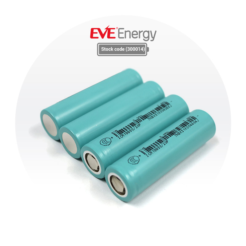 EVE 18650 2000mah 20P 18650リチウムイオン電池7.4v 2000mah