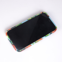 Étui de téléphone en silicone liquide fin personnalisable, étanche, antichoc, sangle incluse, nouveau style, design par transfert d'eau pour 14
