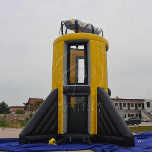 Cohete comercial inflable Bungee Jumping Castle Jumper Bounce House Cohete inflable gigante Juego de elevación de paracaídas - Product Image 4