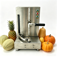 Multifunctionele industriële automatische roestvrijstalen fruit- en schilmachine voor ananas, cantaloupe, pompoen, aubergine en meloen
