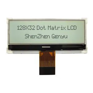 2.2 Inch 12832 Monochrome LCD Positive Transflective 22 pin FPC Serial 128x32 Graphic Cog Lcd Display