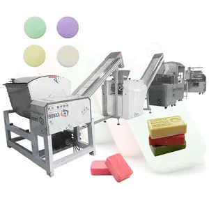 HNOC Automatic Complete Set Solid Soap Make Production Machine Beauty Bar Soap Make Equipment For Sale