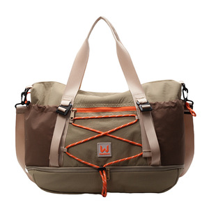 Custom Logo High Quality Durable Unisex Casual Oxford Embroidered Pattern Lightweight Zipper <b>Extra</b> <b>Large</b> Bags Travel Bag - Product Image 5