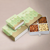 Coffrets Cadeaux Magnétiques Premium Luxe Personnalisés avec Logo, Qualité Alimentaire, Écologiques pour Chocolats et Dattes de l'Aïd Ramadan, avec Ruban