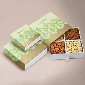 Luxury Custom Logo Food Grade Eco Friendly Premium Magnetic <strong>Eid</strong> Ramadan Dates Chocolate Product <strong>Gift</strong> <strong>Boxes</strong> Packaging with Ribbon - Product Image 3