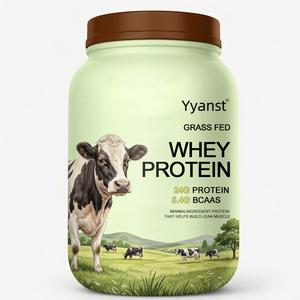 Proteína de Suero de Leche de Animales Alimentados con Pasto, 24 g de Proteína, 5.4 g de BCAA, Favorece el Crecimiento Muscular Magro y la Recuperación Física - Product Image 1