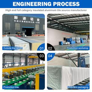 <span class=keywords><strong>Material</strong></span> de Panel de Techo de Aluminio de Dos Capas <span class=keywords><strong>para</strong></span> Gallinero SUNTO Farm Warehouse, Resistente al Fuego, Impermeable, Relleno de PU, Resistente al Calor - Product Image 6