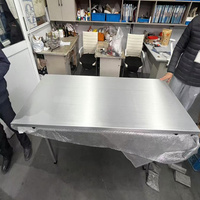 Bureau pliant en aluminium robuste, léger, durable, résistant aux rayures, gain de place et table de travail portable
