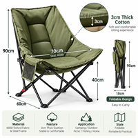 Tabouret pliant portable en aluminium avec sac de transport, design moderne et léger pour le camping, la pêche et l'utilisation hospitalière