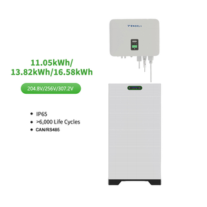 Dual MPPT Energy Storage System Easy Installation 179.2-350.4VDC Renewable <b>Batteries</b> Hybrid Grid <b>Connection</b> Stackable Type - Product Image 2