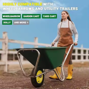 Pneu de brouette de <span class=keywords><strong>roue</strong></span> de haute qualité pneu de machines agricoles 4.00-8 pneu en caoutchouc <span class=keywords><strong>gonflable</strong></span> à vendre - Product Image 3