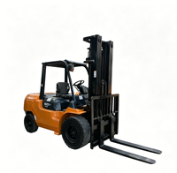 Dijual Forklift Diesel Jepang 5 Ton, Tiang 3 Tingkat, Garpu 80cm, Hydraulic Side Shifter, Ban Solid, Kemudi Presisi dan Halus