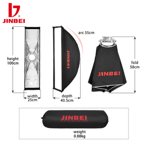 JINBEI KE-25x100cm Hộp Mềm Bát Giác Gắn Bát Giác Phát Hành Nhanh Chóng Cho Studio Ô Phim Flash Hộp Mềm Chụp Ảnh Video - Product Image 5