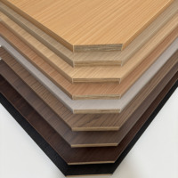 Contreplaqué stratifié imperméable de 18 mm |   Contreplaqué mélaminé à âme en eucalyptus durable pour meubles de chambre à coucher et de cuisine