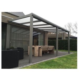 Auvent de <span class=keywords><strong>terrasse</strong></span> <span class=keywords><strong>transparent</strong></span> en aluminium / couverture de <span class=keywords><strong>terrasse</strong></span> en verre en aluminium - Product Image 4