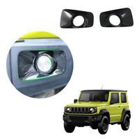 Accessoires extérieurs pour voiture : Cache de protection pour feux antibrouillard avant, garniture de sourcil de phare, cadre de protection, compatible avec JIMNY (SIERRA) 2018+