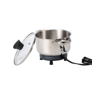 <span class=keywords><strong>Wok</strong></span> Eléctrico Portátil de Acero Inoxidable de 1-2L Multifuncional con 12V 24V para Auto, Camión y <span class=keywords><strong>Camping</strong></span> - Product Image 1
