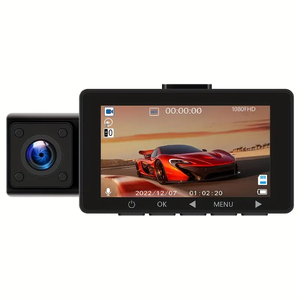 AD308 3 Channel Wifi Dashcam 4k Front Rear Inside Car 3 Camera <strong>Auto</strong> <strong>Electronics</strong> Driving Recorder Dual Lens Dash Cam HD - Product Image 2