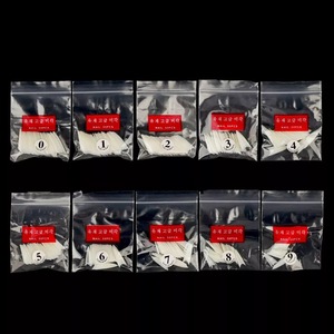500 pièces de capsules d'ongles en gel souple ABS, forme goutte d'eau, stiletto, courtes, transparentes, sans trace, amande française, pour extension d'ongles à couverture complète - Product Image 4