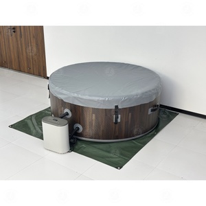 Jacuzzi Inflable Portátil Redondo para 6 Personas, Bañera <span class=keywords><strong>de</strong></span> Hidromasaje y <span class=keywords><strong>Piscina</strong></span> SPA para Adultos, Niños y Familias - Product Image 2