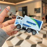 Porte-clés en alliage de camion, modèle de camion, cadeaux promotionnels, porte-clés de camion, porte-clés en métal solide personnalisé, porte-clés en plastique