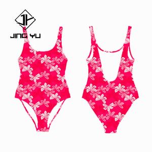 Maillot de bain une pièce bohème imprimé de haute qualité pour femme, en polyester texturé durable, personnalisable avec faible MOQ - Product Image 4