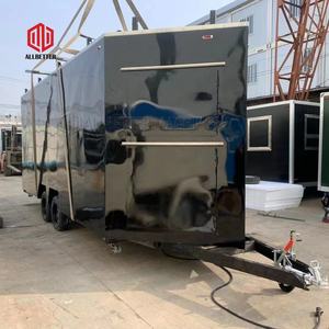 Chariot de nourriture de crème glacée Double Decker remorque de nourriture carrée, remorque de restauration alimentaire de Concession conception de remorque bon marché camion elfe Bar nouveau USA café - Product Image 3