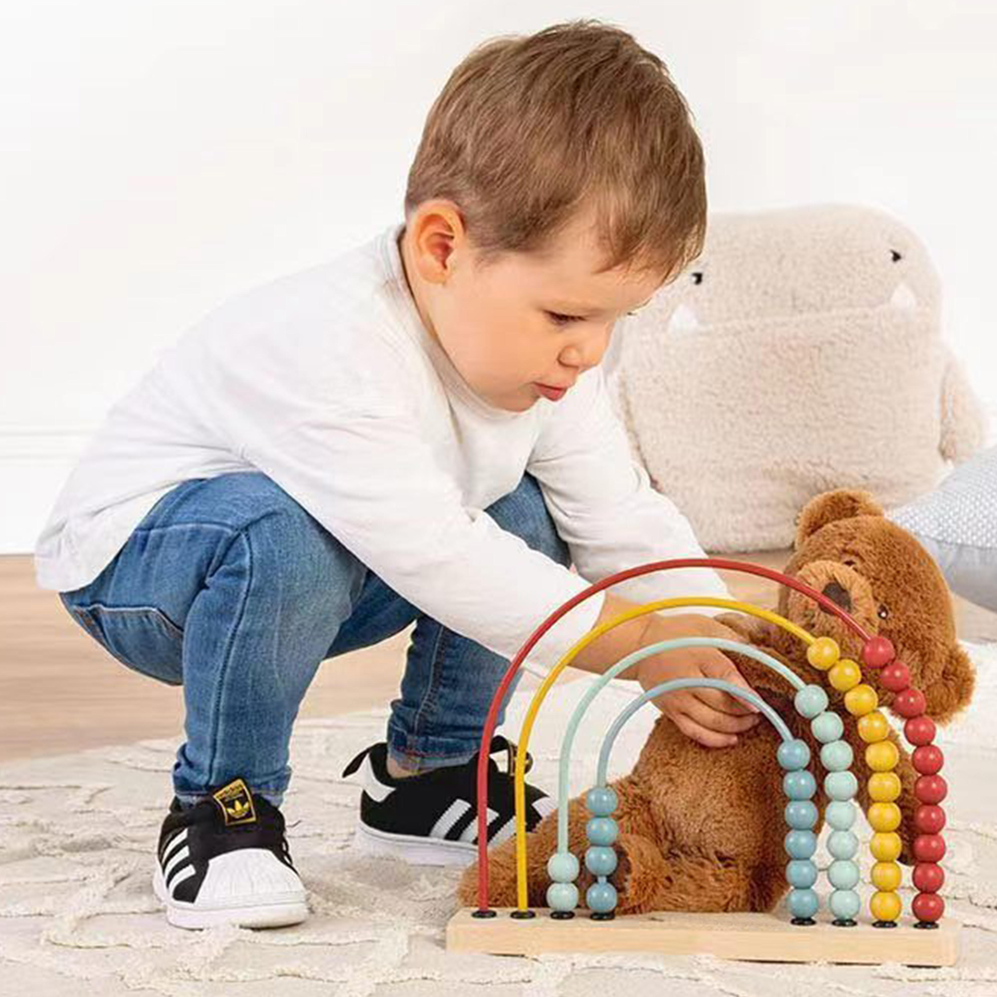 Wooden Abacus for Kids Math Counting Toy Made of Wood - Main Image