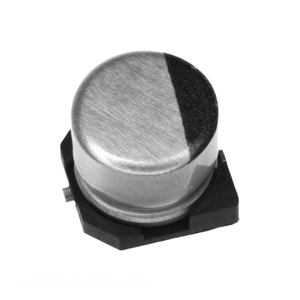 Condensateur SMD à montage en surface 33 µF 20 % 25 V, canal fabricant 33 uF AVEZ336M25D16T-F, en aluminium - Product Image 1
