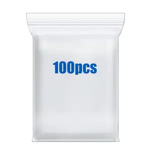 Wholesale 2 Mil Clear Plastic Reclosable Zip Poly Bags with Resealable Lock Seal Zipper for Documents Marketing Materials