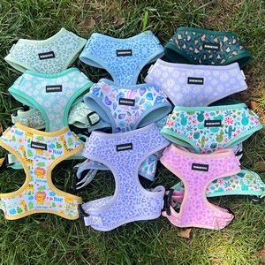 BOBO&<span class=keywords><strong>YOYO</strong></span> Vente en gros de harnais, collier et laisse pour chat et chien personnalisés de luxe en néoprène réglable avec logo personnalisé - Product Image 4