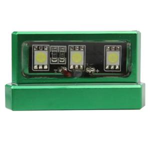 Feu arrière LED en alliage d'aluminium, éclairage de plaque d'immatriculation CNC pour moto, accessoires de modification, catégorie de produit : Systèmes de carrosserie - Product Image 6