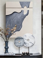 Décoration de la maison moderne nordique fait à la main 3d bois sculpté MDF décoration en bois peintures et arts muraux mixed media artwork