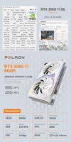 Carte graphique de jeu 100% neuve GPU Geforce RTX 3060 12 Go 192 bits double ventilateur, carte graphique RTX 3060 Ti 8 Go GDDR6 256 bits 8 broches
