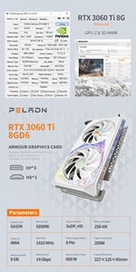 100% ใหม่ล่าสุด GPU GeForce RTX <span class=keywords><strong>3060</strong></span> 12GB พัดลมคู่192-bit กราฟิกการ์ดสำหรับเล่นเกม RTX <span class=keywords><strong>3060</strong></span> <span class=keywords><strong>TI</strong></span> 8GB GDDR6กราฟิกการ์ด8Pin 256บิต - Product Image 4
