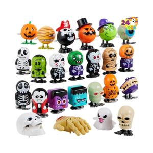 Jouets à remonter de Noë<span class=keywords><strong>l</strong></span> en gros promotionnels et bon marché, jouets en plastique Père Noë<span class=keywords><strong>l</strong></span>, bonhomme de neige, cerf et arbre, jouets sauteurs pour enfants, cadeaux - Product Image 5