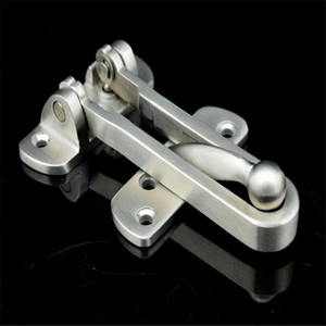 Xinjieliang Anti Theft Buckle 304 Stainless Steel Precision Cast Door <b>Latch</b> Security <b>Lock</b> For Hotel Guesthouse Door - Product Image 3