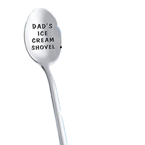 Personalized Stainless Steel Coffee Ice Cream Spoon Laser <b>Engraved</b> Logo for Christmas Wedding Gifts for Serving Ice Cream Tubs - Product Image 4