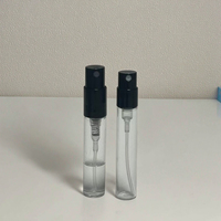 1ml 2ml 3ml 5ml Grosir Botol Kaca Mini Kosong Transparan Isi Ulang untuk Sampel Tes Parfum