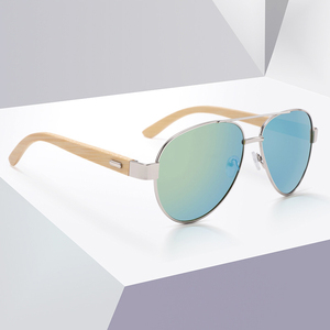 Nouveau <span class=keywords><strong>bambou</strong></span> et bois lunettes grand cadre crème solaire en bois crapaud lunettes femmes lunettes de soleil en gros - Product Image 4