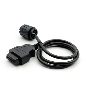 Adaptador de 10 Pines para Motocicletas, Cable ICOM-D de 10 Pines a 16 Pines, Conector de Diagnóstico <span class=keywords><strong>OBD2</strong></span>, Cable de Extensión OBD 2 para Motocicletas - Product Image 4