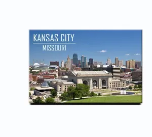 Hars Kansas City Koelkastmagneet Missouri Toeristisch Souvenir