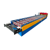 Machine de formage à froid pour tôles de toiture en aluminium, type tuile émaillée, pour la fabrication de tuiles à dégradé