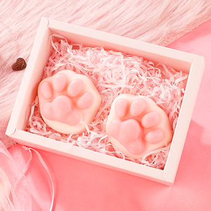 Nouvelle Formule Savon Visage Patte de Chat Personnalisé avec Logo, Savon Corporel Artisanal Naturel Blanchissant et Parfumé pour le Bain - Product Image 5