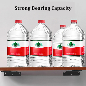 <span class=keywords><strong>Precio</strong></span> <span class=keywords><strong>de</strong></span> fábrica Oculto Invisible Metal negro Soporte <span class=keywords><strong>de</strong></span> estante en forma <span class=keywords><strong>de</strong></span> T Soporte montado en la pared Soportes <span class=keywords><strong>de</strong></span> hardware - Product Image 4