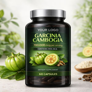 Cápsulas de Garcinia Cambogia Natural, Suplemento con 95% de <span class=keywords><strong>HCA</strong></span>, 700000mcg, Vegano para Adultos, Marca Privada - Product Image 1