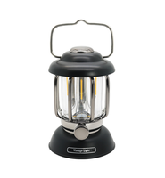 Lanterne Vintage pour tente de Camping en plein air, Rechargeable, Portable, éclairage décoratif de Camping, 3.7V, 4400MAH, COB, LED